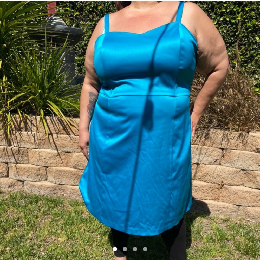 turquoise dress from Lane Bryant ❣️
